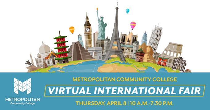 Virtual International Fair, Thursday April 8, 10 a.m. to 7:30 p.m.